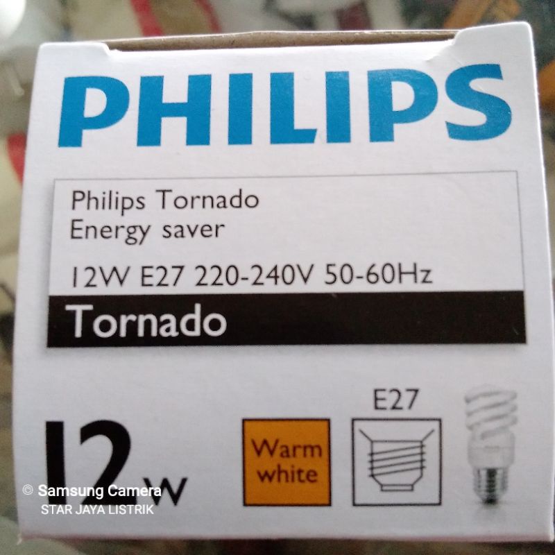 Philips Tornado 12 Watt &amp; 15 Watt Buah Naga/Dragon Fruit WARNA KUNING