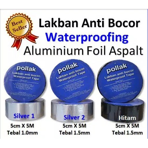 Lakban Anti Bocor Anti Air Aluminium Foil  Lem Talang Tambal Atap Rumah