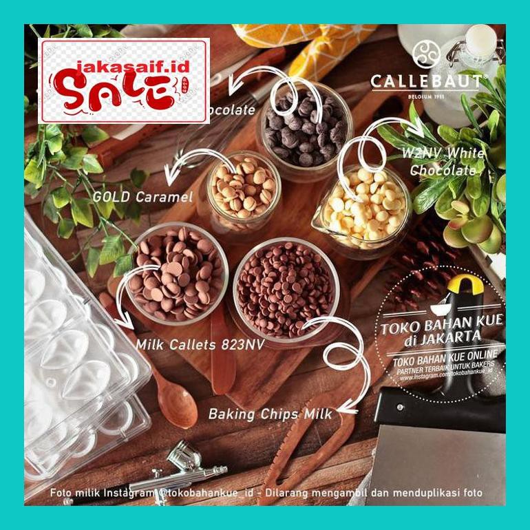 

S5085D0Yh Callebaut 811Nv 250Gr Dark Chocolate Couverture 54,5% Cokelat Baking D5Uuty