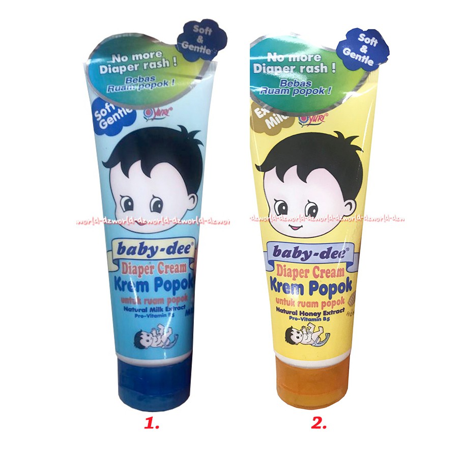 Baby Dee Dee Diaper Cream Krim Popok Natural Honey 100gr Diperkaya Dengan Vitamin B5