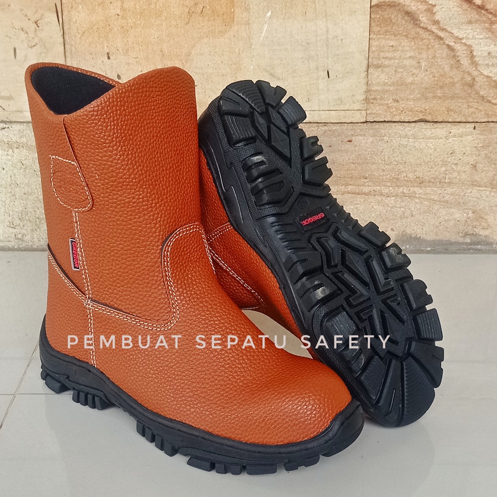 Sepatu Safety Shoes Septy Boot KING Shoes SKN Murah Kulit Sunkis Impor