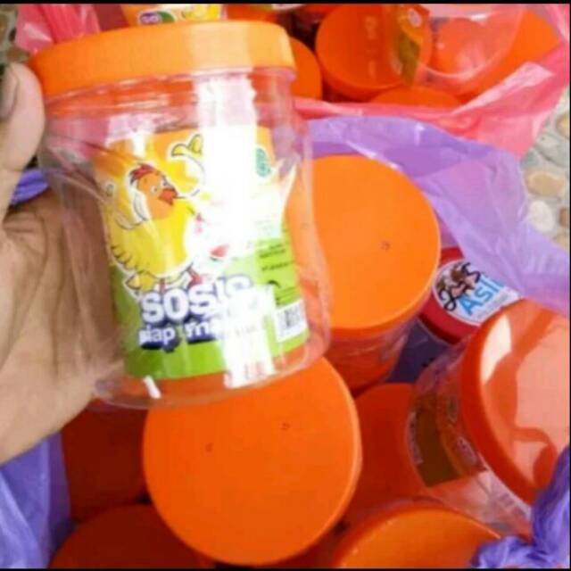  Toples  sosis  toples  bekas  sosis  toples  plastik tempat 