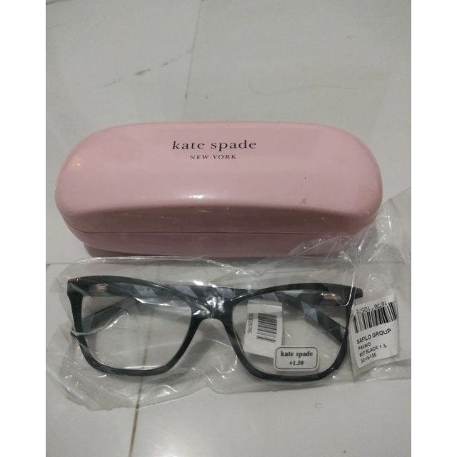 kacamata Kate spade with Ori case plus 1.5