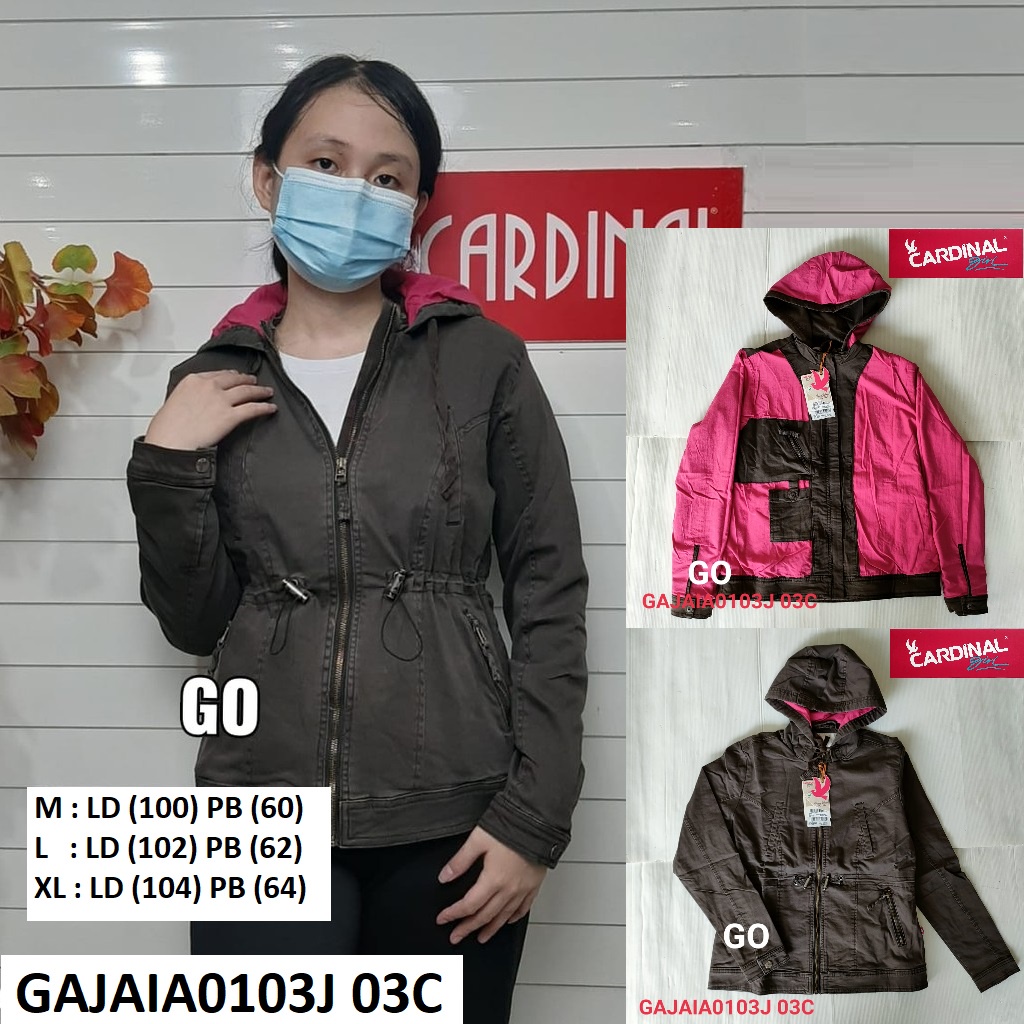 BB CARDINAL JAKET Kanvas Perempuan 100% Original