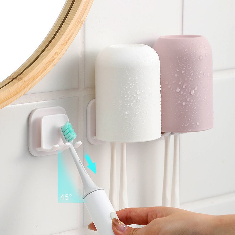 PO88 TOOTHBRUSH HOLDER TEMPAT SIKAT GIGI GANTUNGAN TEMPEL DINDING