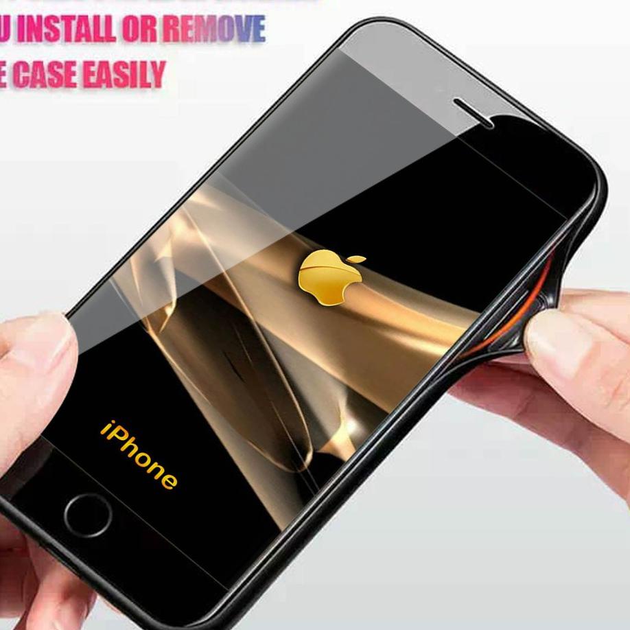 Bagus Dipakai.. [H02] Case Kaca Oppo A12 A5S A7, Softcase Glass Oppo A12 A5S A7, Case Hp Oppo A12 A5