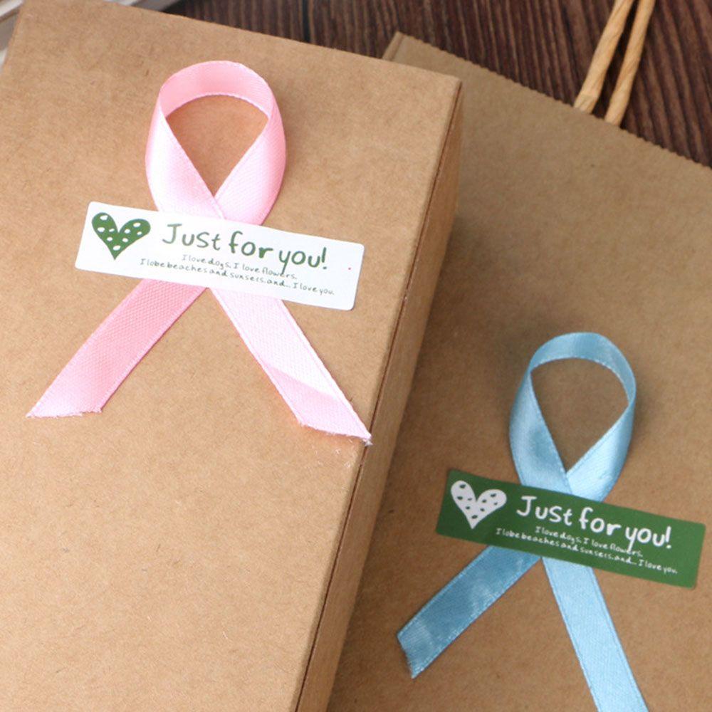 Suyo1per10lembar Just For You Sticker Dekorasi Kemasan Pernikahan Label Penyegel Empat Warna