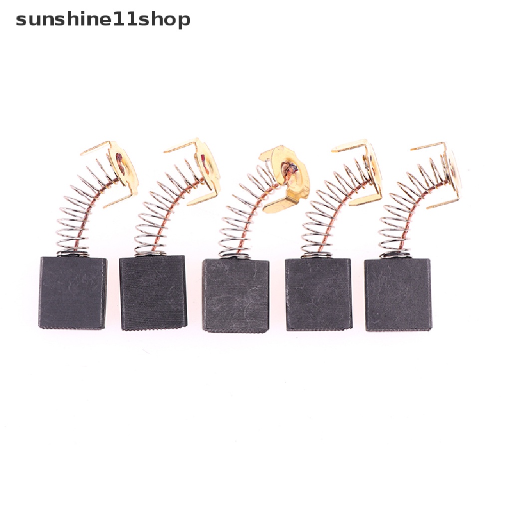 (SHO) 5pcs / Set Brush Karbon 7x17 X 19mm Untuk Power Tool Elektrik