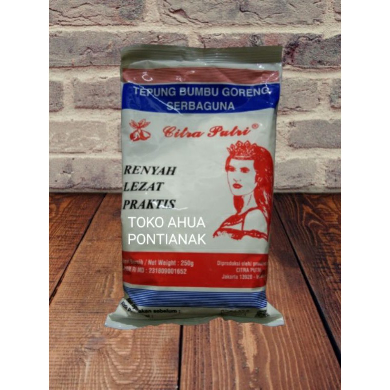 

Tepung Citra Putri/Tepung Bumbu Goreng Serbaguna 250gr