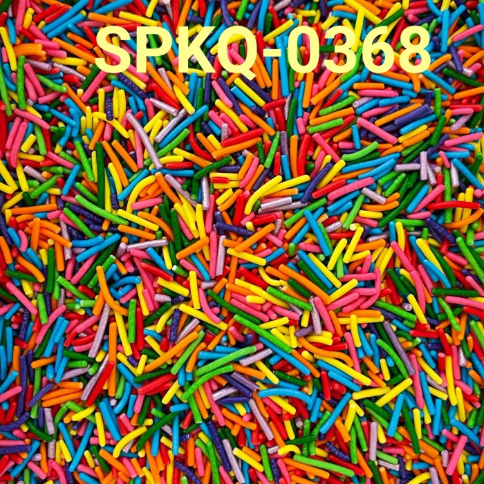 

SPKQ-0368 SPRINKLES SPRINKLE SPRINKEL 250GR MESES CONFETTI RAINBOW PROMO TERBARU
