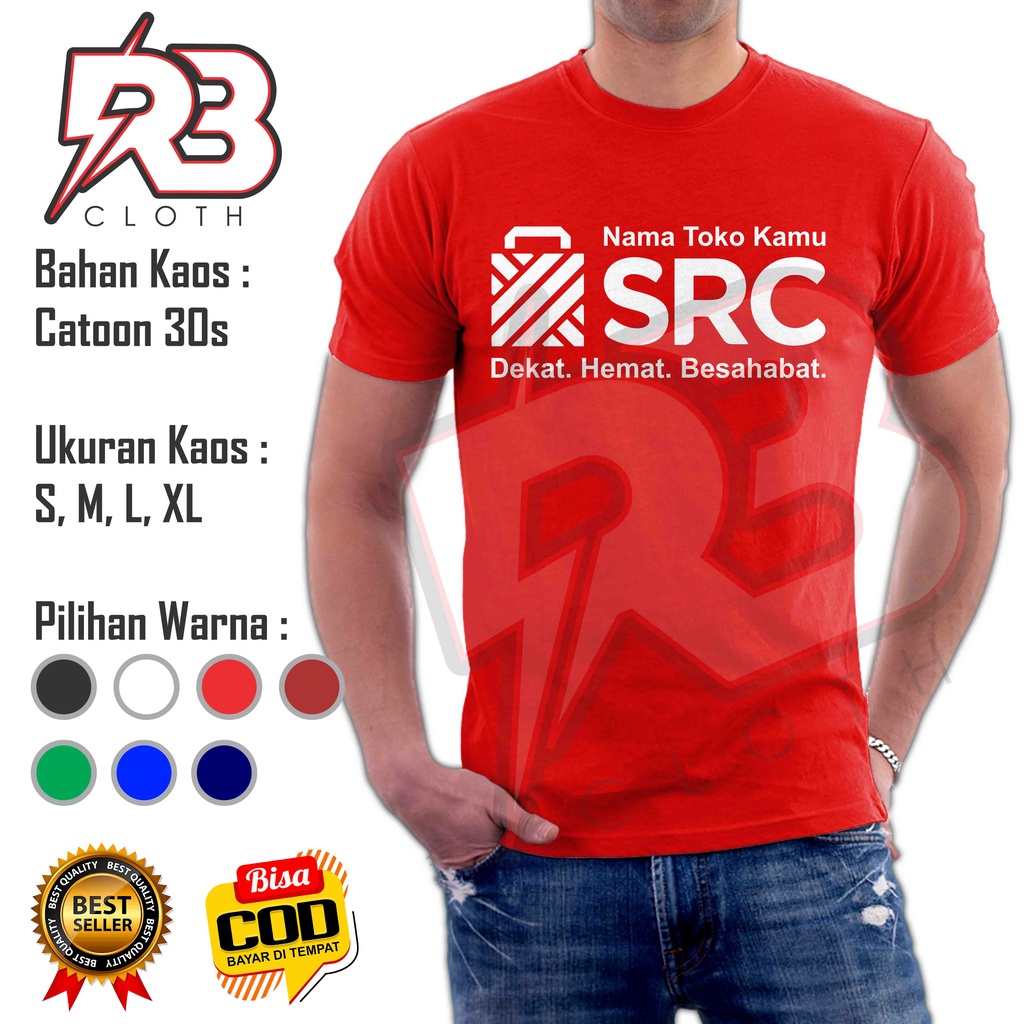 Kaos Baju Baju Sampoerna Retail Community Src Pake Nama Toko Perusahaan