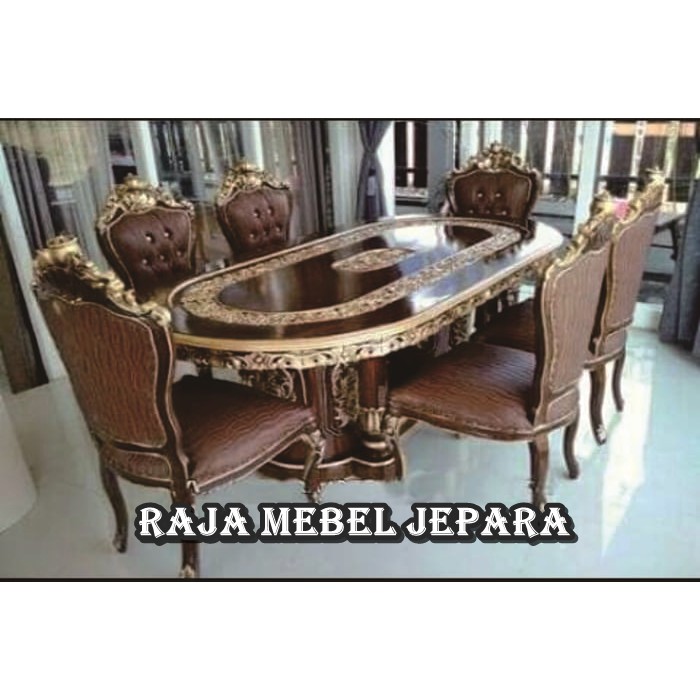 KURSI MAKAN GANESA JATI mebel jepara