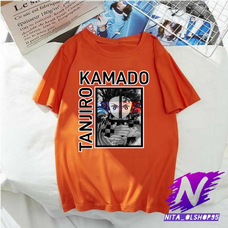 baju anak tanjiro kaos anak anime tanjiro kamado