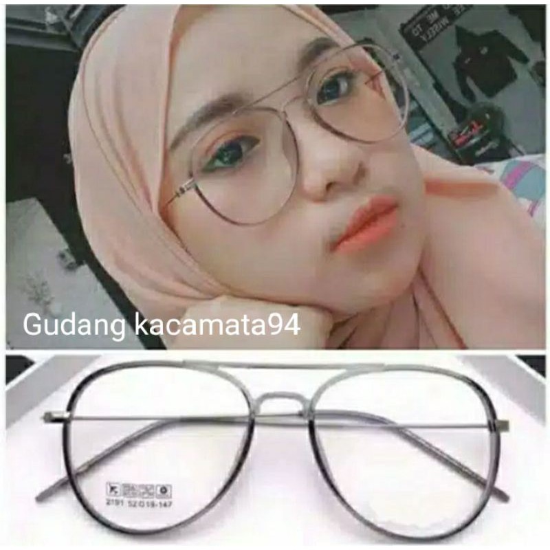 kacamata 2091 Aviator lensa photocromik