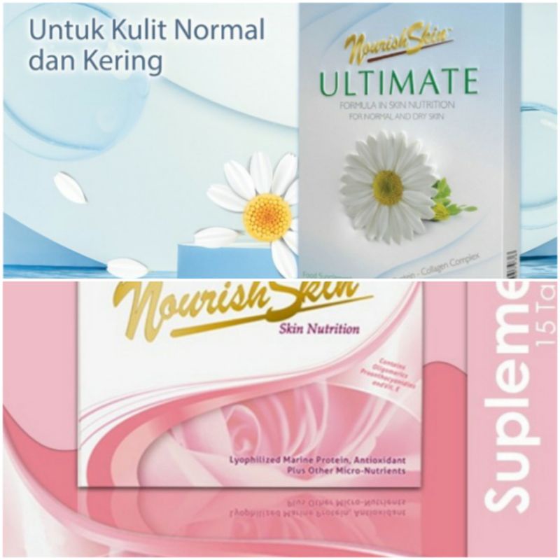 Nourish Skin 15 Tablet / Nourish Skin Ultimate 15 Tablet / Vitamin Perawatan Kulit / Suplemen Kulit