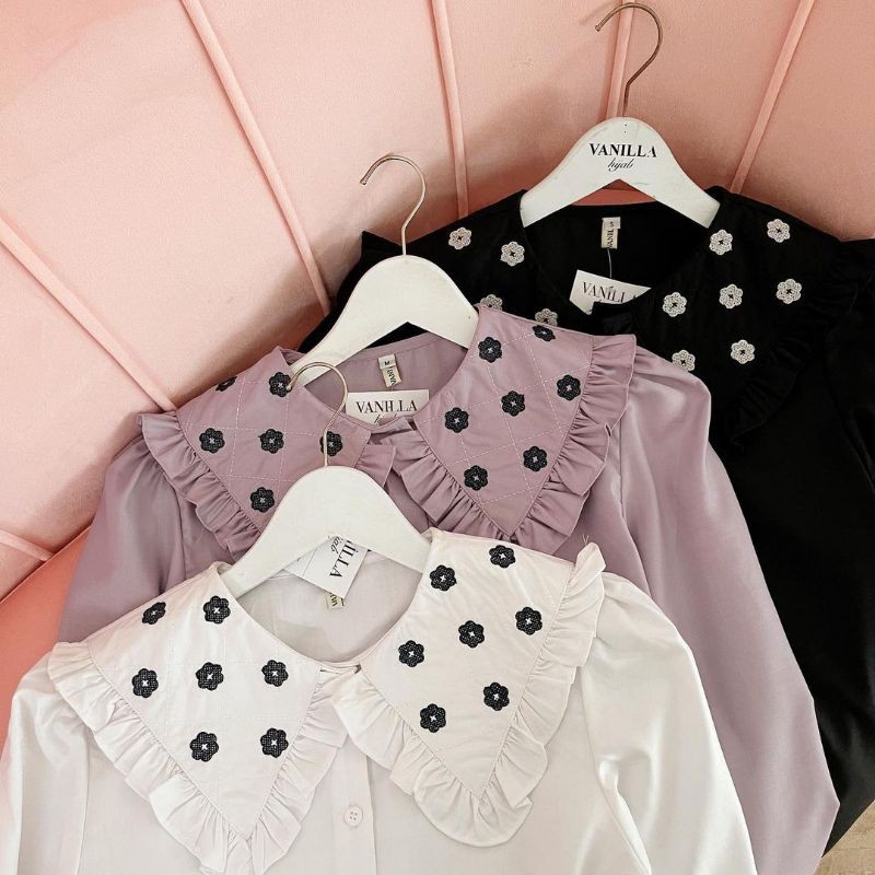 Audrey blouse Vanilla hijab