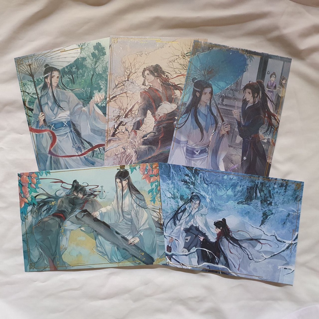 MDZS Postcard New Year Goods Mo Dao Zu Shi The Grandmaster of Demonic Cultivation
