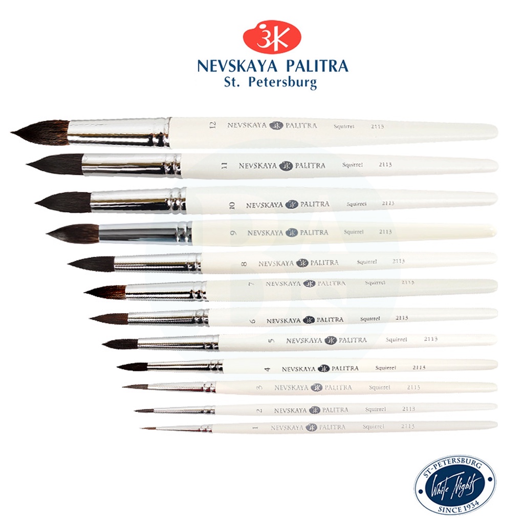 

Nevskaya Palitra Squirrel Brush (2/2) - White Night