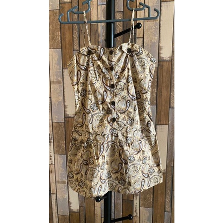 Atasan tank top motif batik