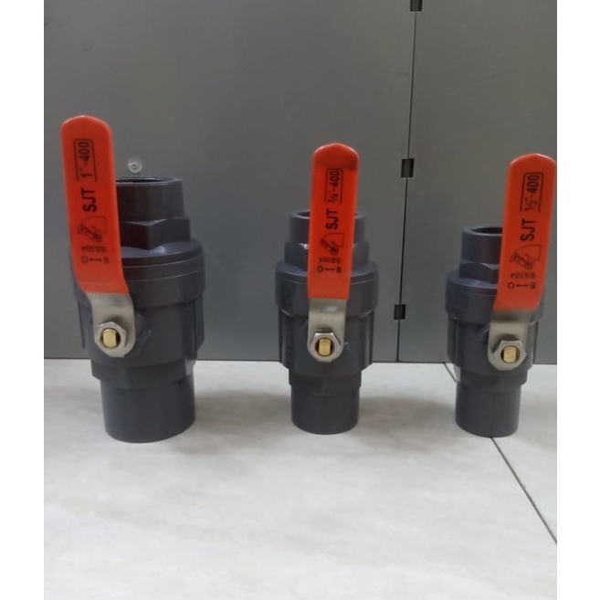 Jual Ball Valve Gagang Besi Stainles Sjt Stop Keran Air