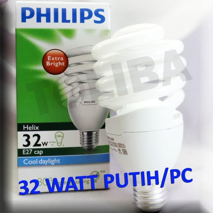 DISKON lampu philips tornado helix 32 watt 32w 32watt 32 w spiral ulir
