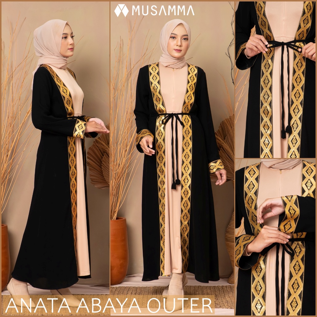 Daster Arab Musamma Anata Outer Abaya by Musamma Original