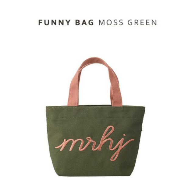 [READY] MARHEN.J FUNNY BAG - MOSS GREEN /100 % ORIGINAL