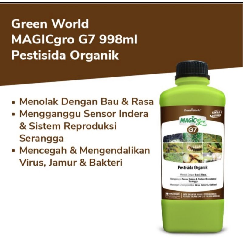 MAGICGRO G7 PESTISIDA ORGANIK 100 pembasmi hama bakteri jamur organik