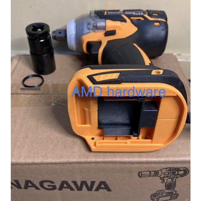 Nci-300U Bor Impact Wrench Cordless Brushless Nagawa Hanya Unit Mesin