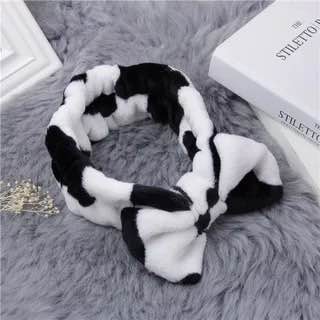 Bandana Bando Rambut Motif Pita Bando Rambut Mandi Gaya Korea Bando Fashion Wanita Import-(4-6) #6