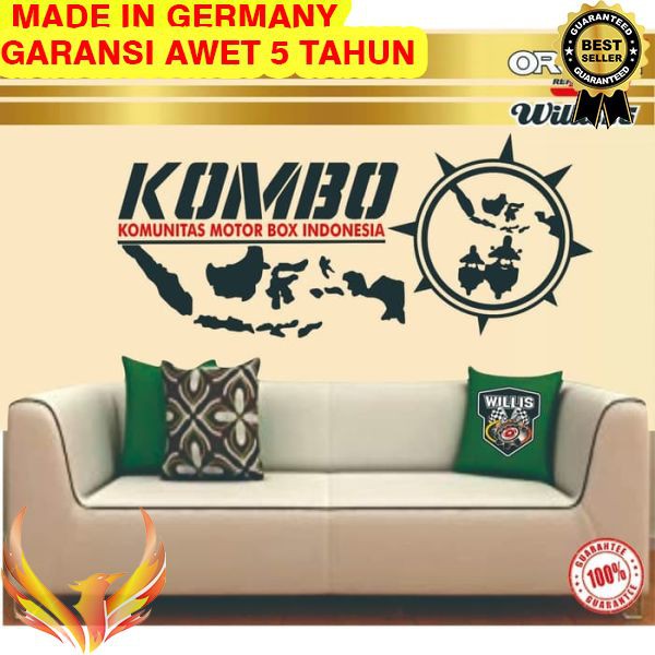 

TERMURAH wall cutting stiker kombo peta indonesia Phoenix Star