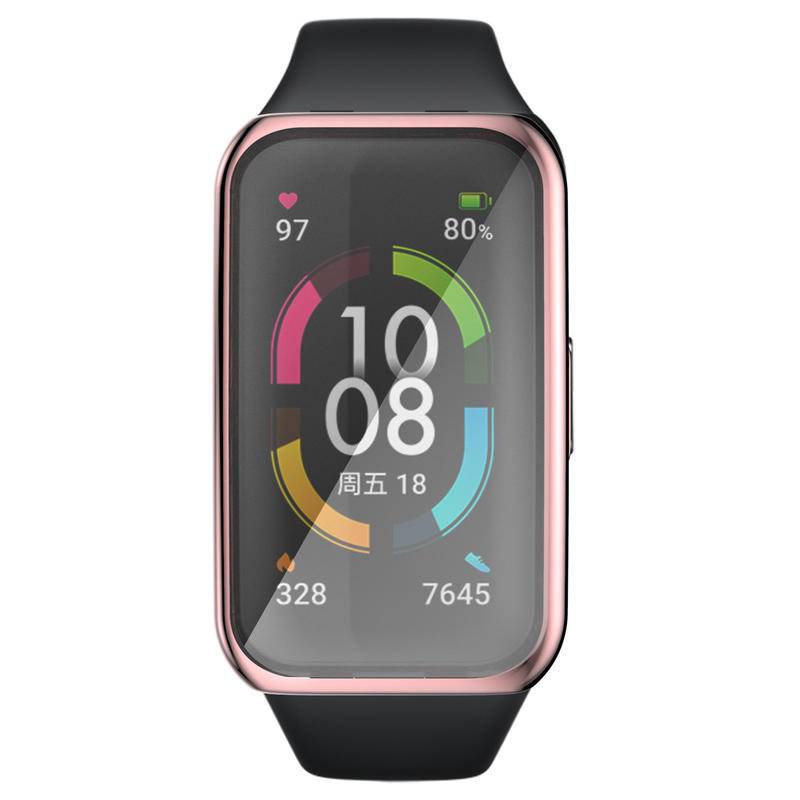 Case Pelindung Layar Smartwatch Huawei Honor Band 6 Pro Bahan Silikon Tpu