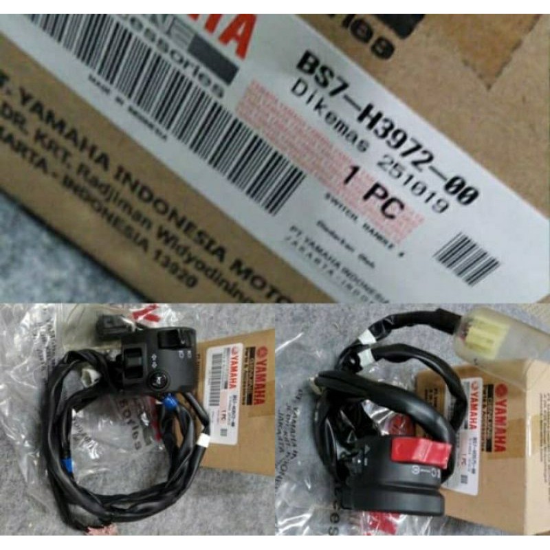 HOLDER SAKLAR KIRI KANAN YAMAHA NEW R25 V2 2019 ORIGINAL