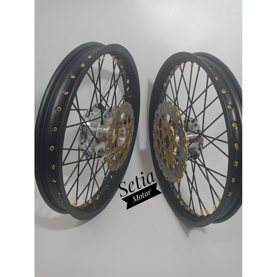 Velg Satria Fu Sepaket Tromol Jari Jari Cakram Bonus Stel - Variasi Motor