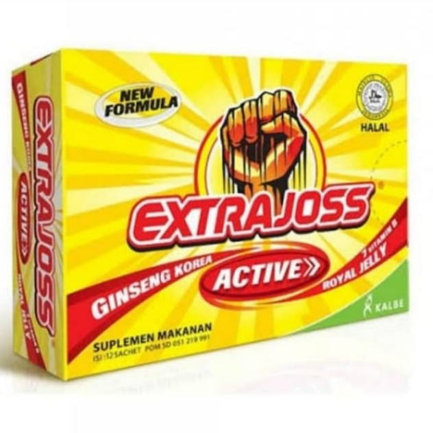 

extrajoss active kuning - minuman energi per box