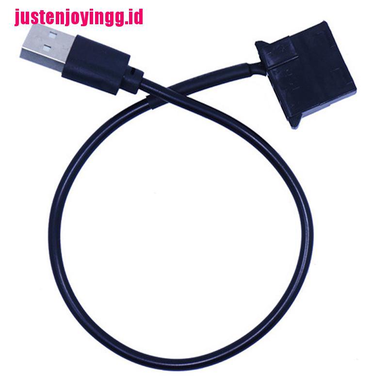 Kabel Adapter Konektor USB to Molex 4 Pin 1ft Untuk Kipas Pendingin Komputer PC