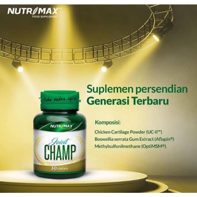 NUTRIMAX JOINT CHAMP VITAMIN GLUCOSAMINE SULFATE CHONDROITIN