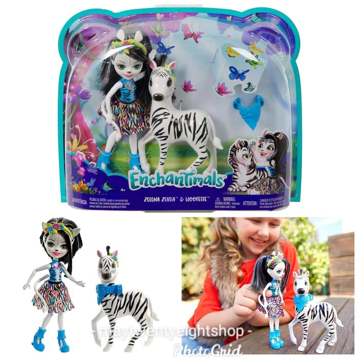 zelena zebra enchantimals