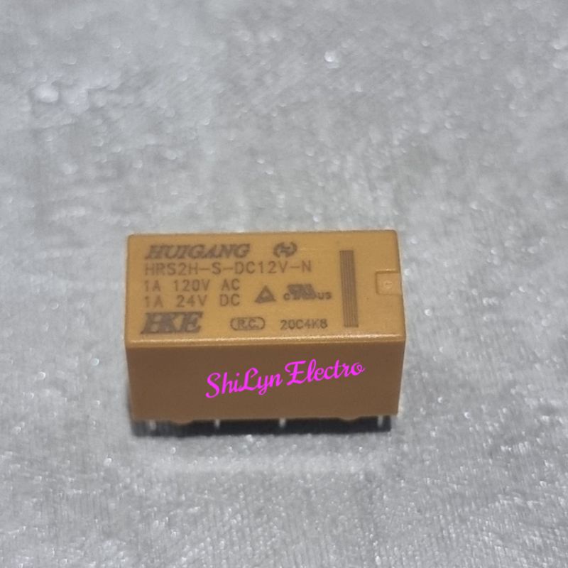 RELAY HKE 8PIN 8P 12V 1A 2A 4078 ORIGINAL