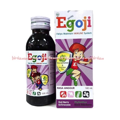 Egoji Help Maintainimmune System 100ml Vitamin Anak Rasa Anggur Imun Meningkatkan Respon Sistem Kekebalan Tubuh Anak