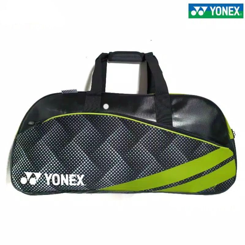 New tas raket badminton / bulutangkis Yonex LSQ10 Black Lime