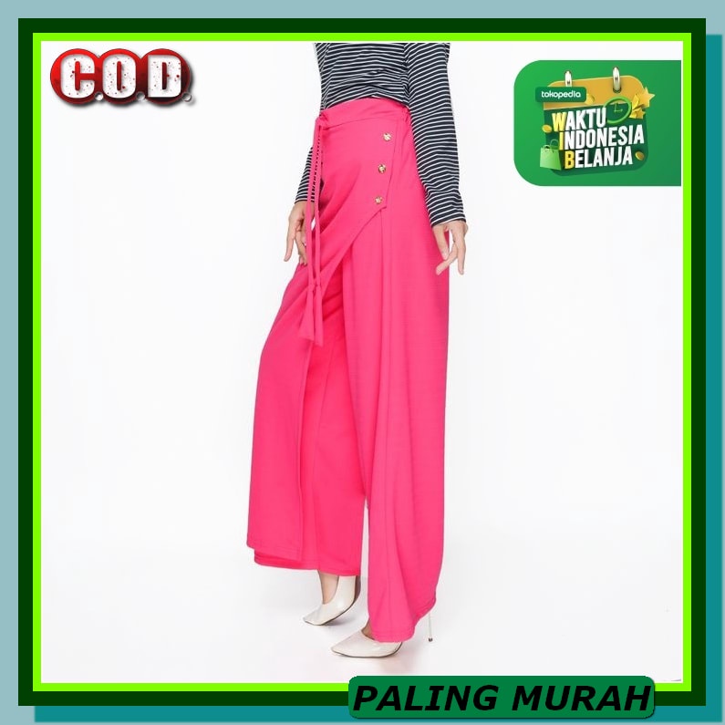 Chilkitka Rok Cewek / Rok Korea Lucu / Rok Wanita / Fashion Korea QR414 Rok Celana Panjang Muslim