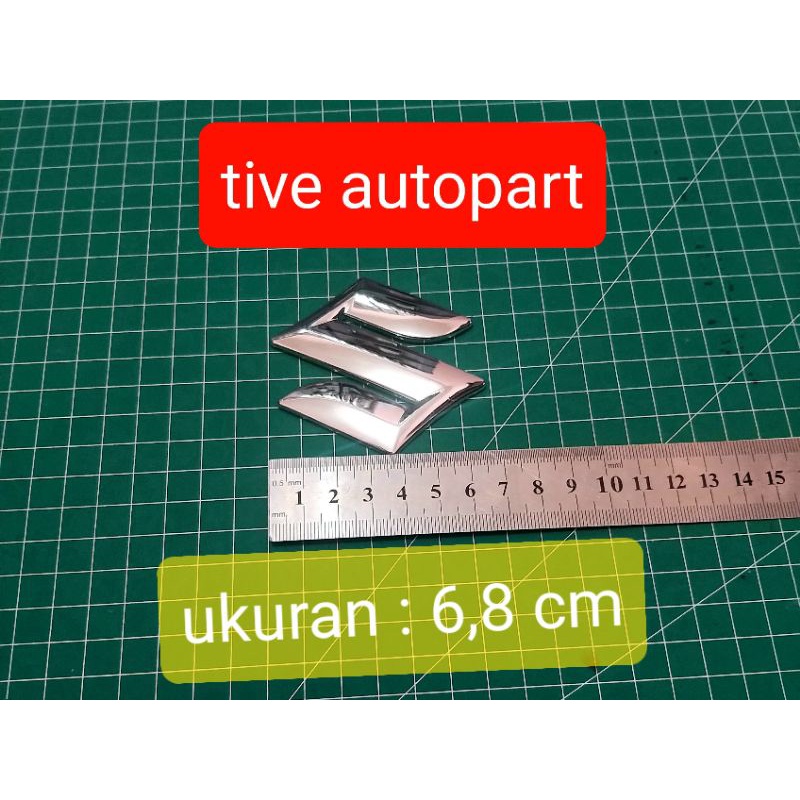 emblem logo S suzuki karimun wagon R original