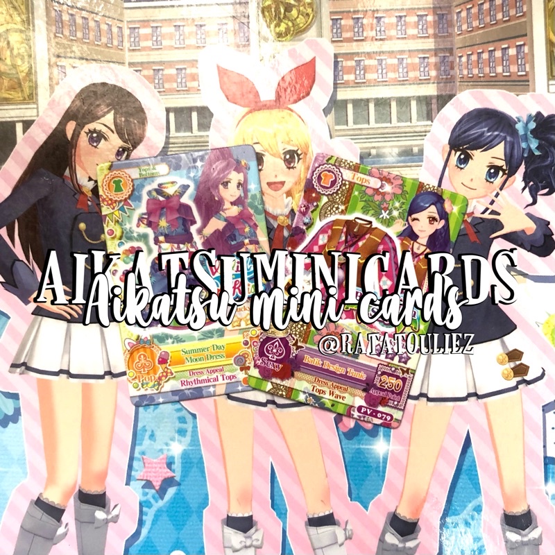 aikatsu gachapon card — [indo ver]