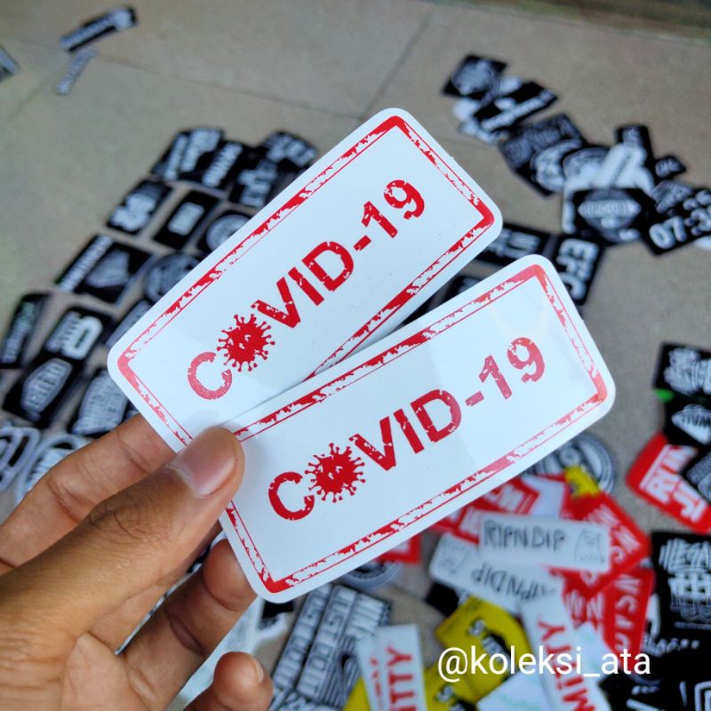 stiker Covid