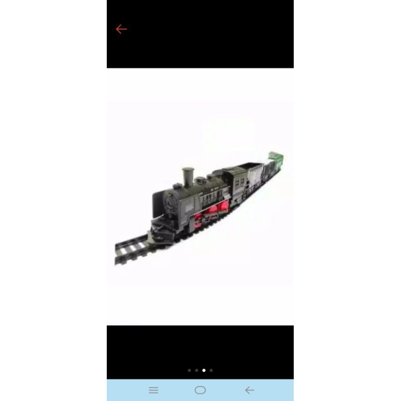 kereta api mainan lampu depan nyala