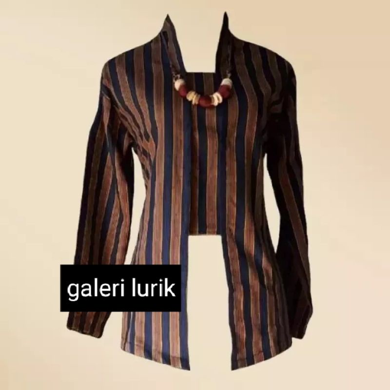 Kebaya Kutubaru Batik-Kebaya Lurik Wanita- Baju Lurik Wanita