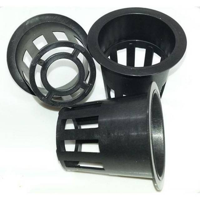 1Pcs Net Pot Hidroponik 5cm  Hitam perlengkapan instalasi hidroponik rumahan sederhana