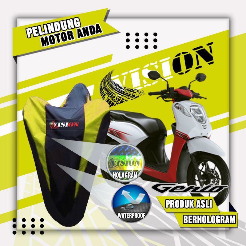 Sarung Motor Honda Genio 2022 Cover Motor Genio 2022 Tutup Motor Honda Genio CBS 2022 Selimut Motor Honda Genio 2022 Mantel Motor Genio 2022 Waterproof