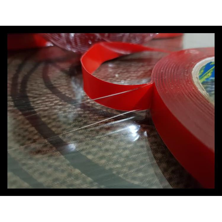 

Double Tape Bening 24Mm X 4,5 M - Acrylic Foam Tape Produk Terbatas